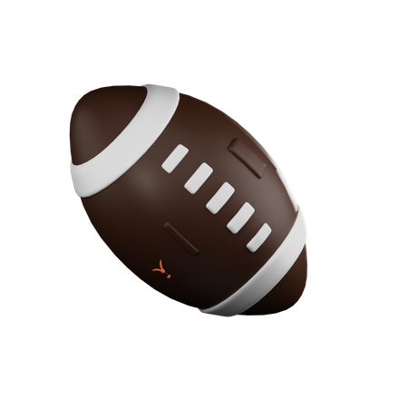Ballon de rugby  3D Illustration