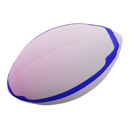 Ballon de rugby  3D Icon