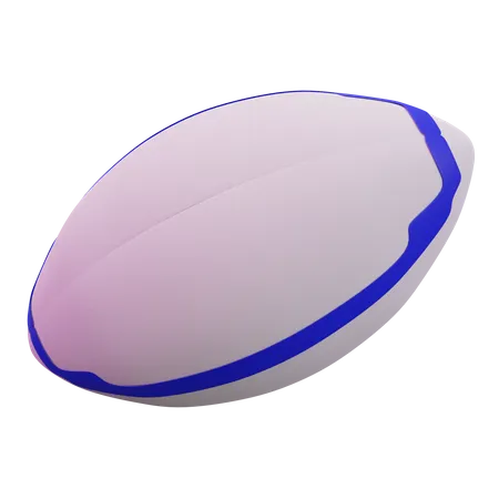 Ballon de rugby  3D Icon