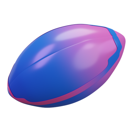 Ballon de rugby  3D Icon