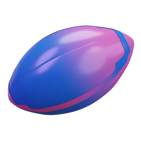 Ballon de rugby  3D Icon