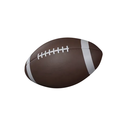 Ballon de rugby  3D Icon