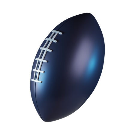 Ballon de rugby  3D Icon