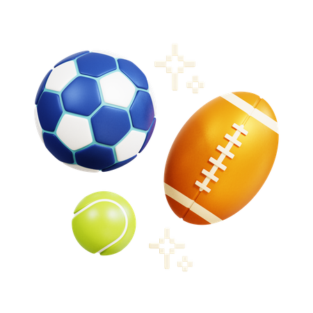 Ballon de sport  3D Icon