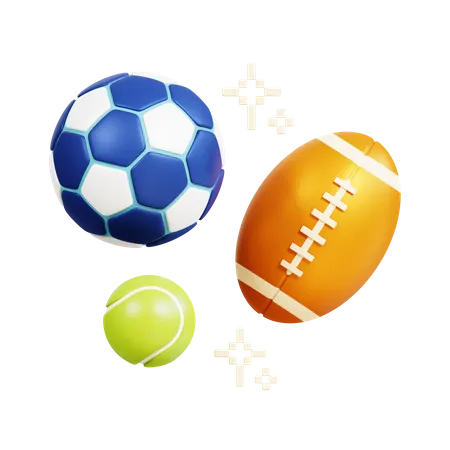 Ballon de sport  3D Icon