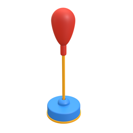 Ballon de vitesse debout  3D Icon