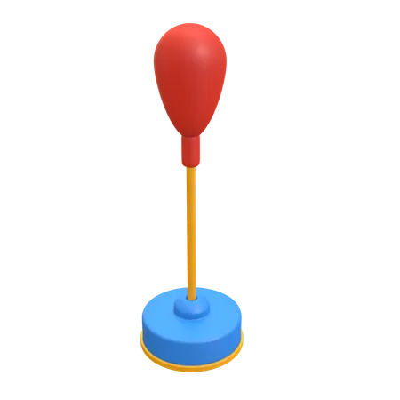 Ballon de vitesse debout  3D Icon