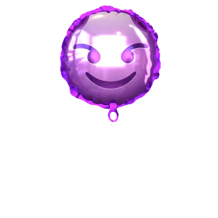 Ballon emoji maléfique  3D Icon