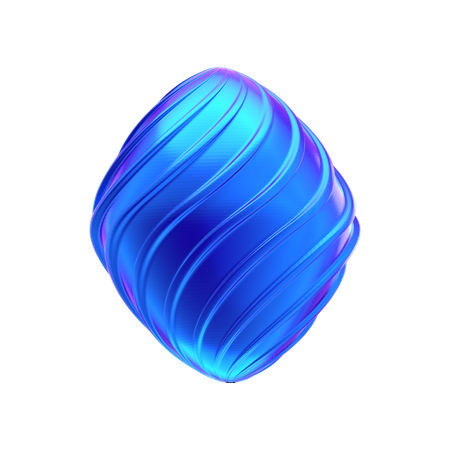 Forme abstraite de ballon  3D Icon