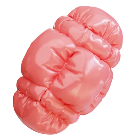 Ballon gonflable rouge  3D Icon