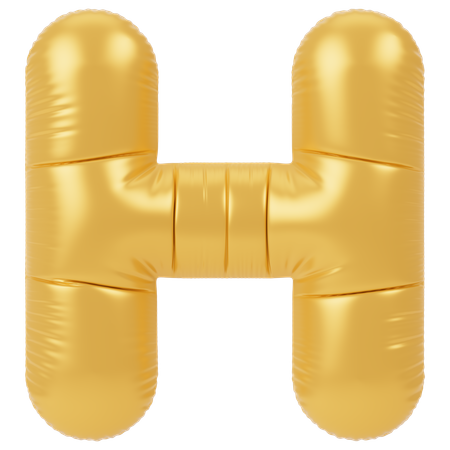 Ballon H  3D Icon