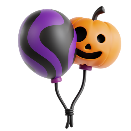 Ballon d'Halloween  3D Icon