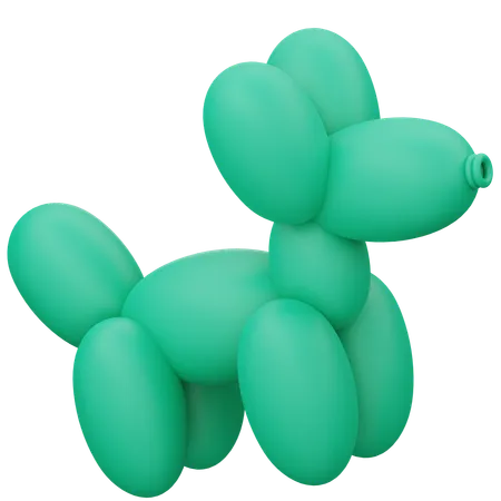 Ballonhund  3D Icon