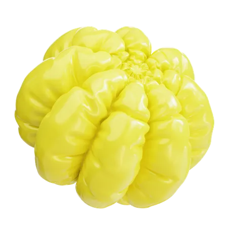 Ballon jaune  3D Icon