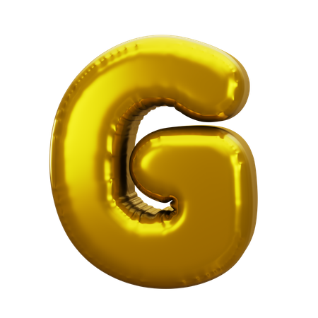 Lettre ballon g  3D Icon