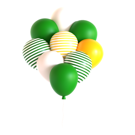 Ballon de saint patrick  3D Icon