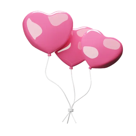 Ballon de la Saint-Valentin  3D Icon