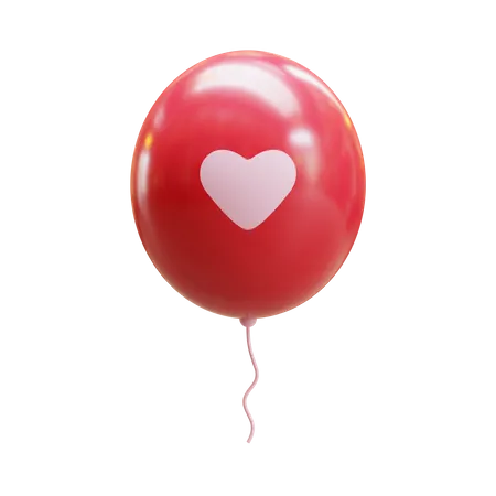 Ballon de la Saint-Valentin  3D Icon