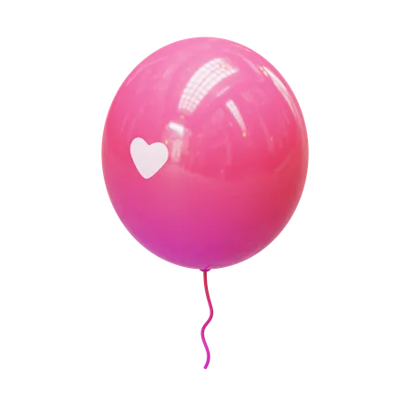 Ballon de la Saint-Valentin  3D Icon