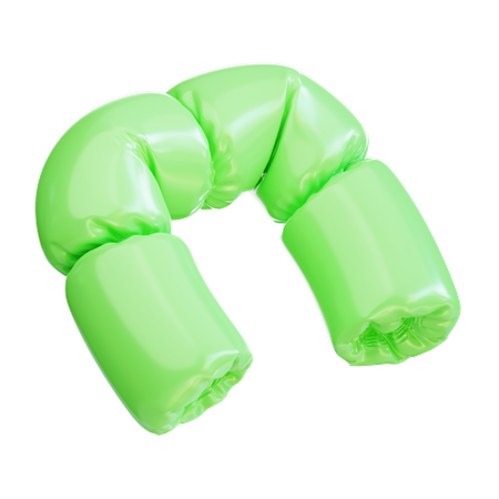 Ballon vert  3D Icon