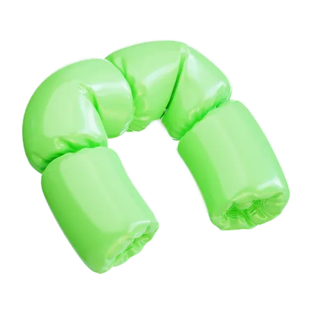 Ballon vert  3D Icon