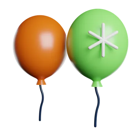 Des ballons  3D Icon