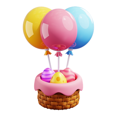 Ballons  3D Icon