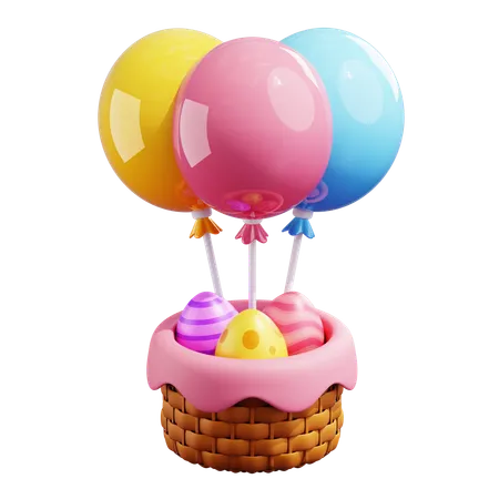 Ballons  3D Icon