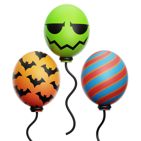 Ballons  3D Icon