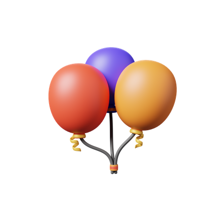 Ballon de fête  3D Illustration