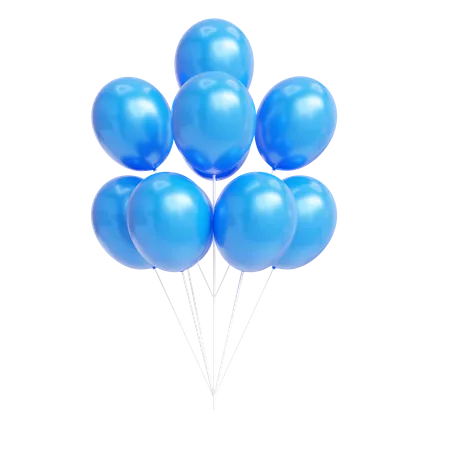 Des ballons  3D Icon