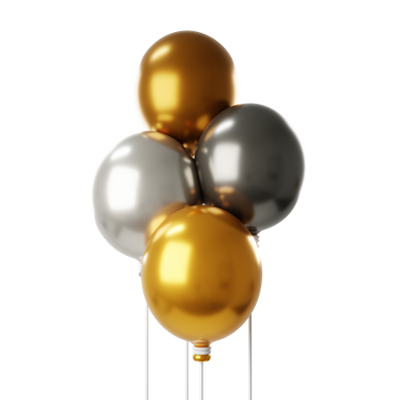 Des ballons  3D Icon