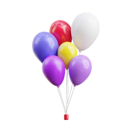 Ballons d'anniversaire  3D Icon