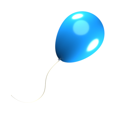 Ballons de fête  3D Icon