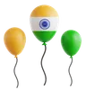 ballons drapeau indien