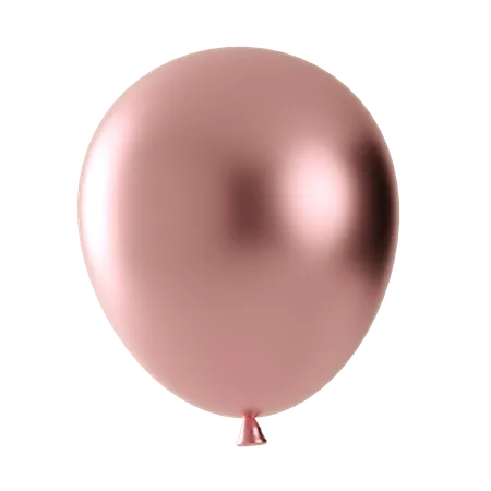 Glossy Balloon Illustration In 3 D Design 3D Icon