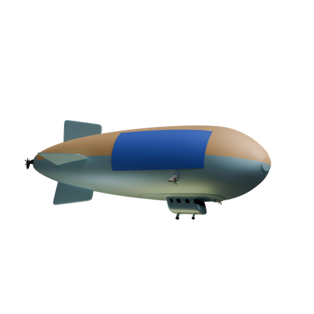 Balloon Airplane  3D Icon