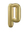 Balloon Alphabet P