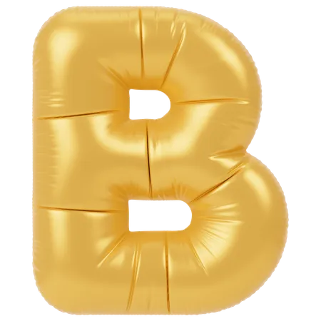 Balloon B  3D Icon