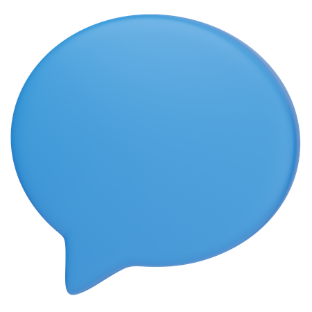 Balloon Chat  3D Icon