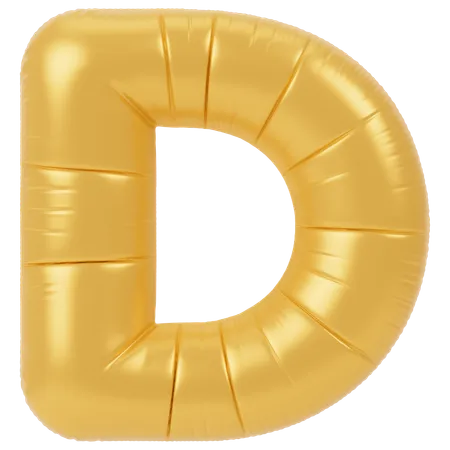 Balloon D  3D Icon