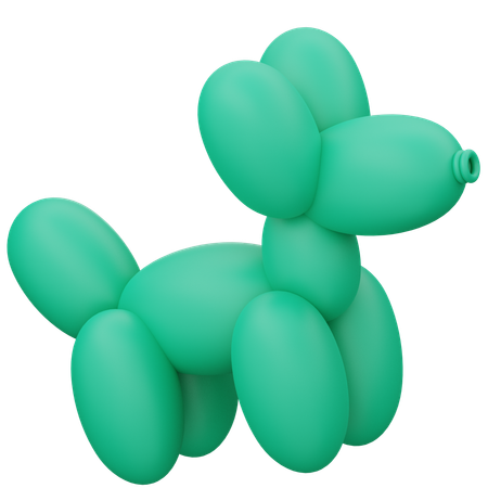 Balloon Dog  3D Icon