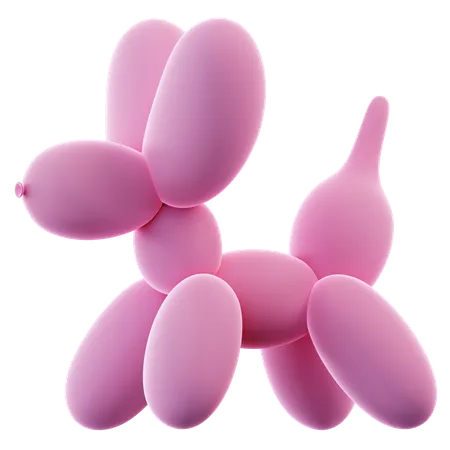 Balloon Dog  3D Icon