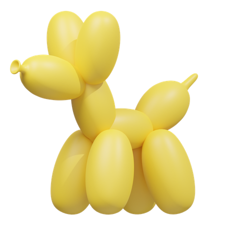 Balloon Dog  3D Icon