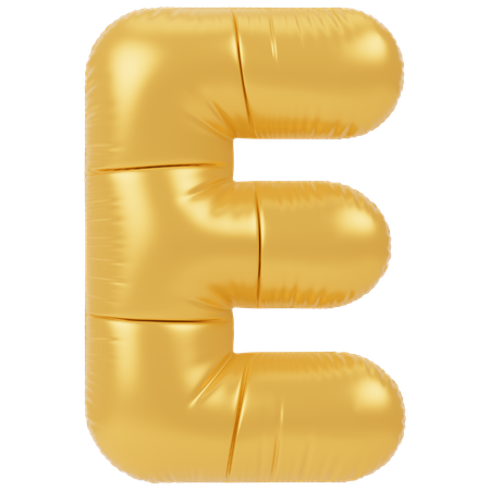 Balloon E  3D Icon