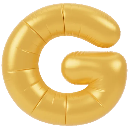 Balloon G  3D Icon