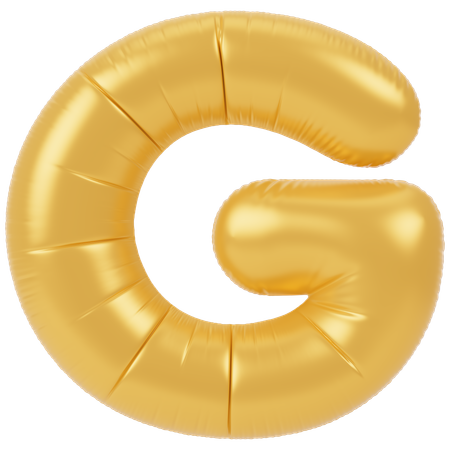 Balloon G  3D Icon