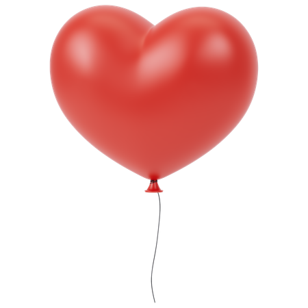 Balloon Heart  3D Icon