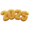 Balloon Letter 2025 Sticker