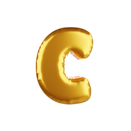 Balloon letter c lower case  3D Icon